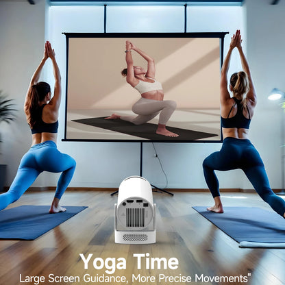 Magcubic HY300 Pro + Projector 4K 720P With 5W Speaker Android 11 8000 Lumens WiFi 6 BT5.4 Outdoor Video Home Theater Projector